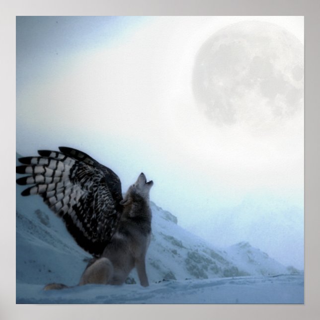 Poster Winged Wolf (Frente)
