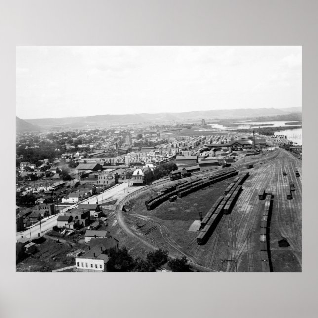 Póster Winona Railyard, 1898 (Frente)