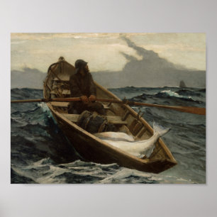 Póster Winslow Homer - O Aviso De Nevoeiro