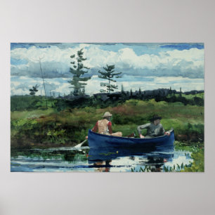 Poster Winslow Homer - o barco azul