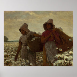 Poster Winslow Homer - Os Selecionadores De Algodão