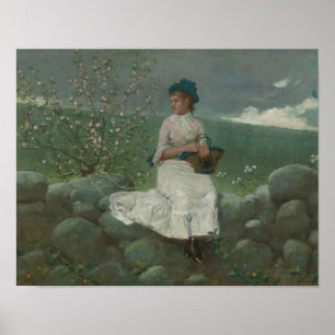 Poster Winslow Homer - Peach Blossoms