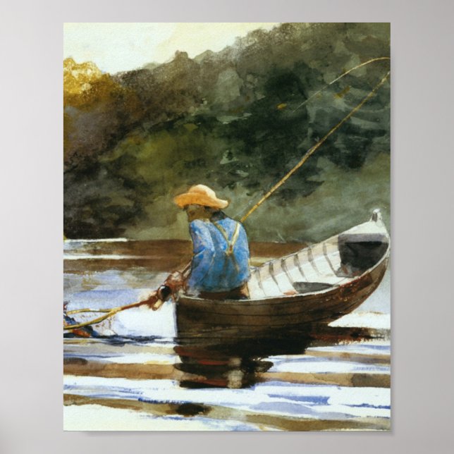 Poster Winslow Homer - Pesca infantil 1892 (Frente)
