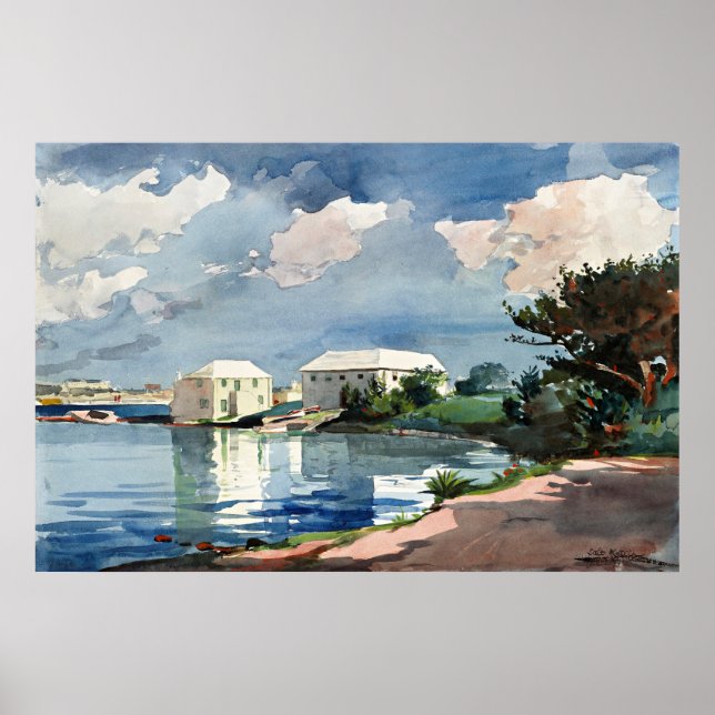 Poster Winslow Homer, Salt Kettle, Bermudas (Frente)