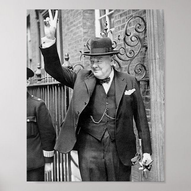 Poster Winston Churchill (Frente)