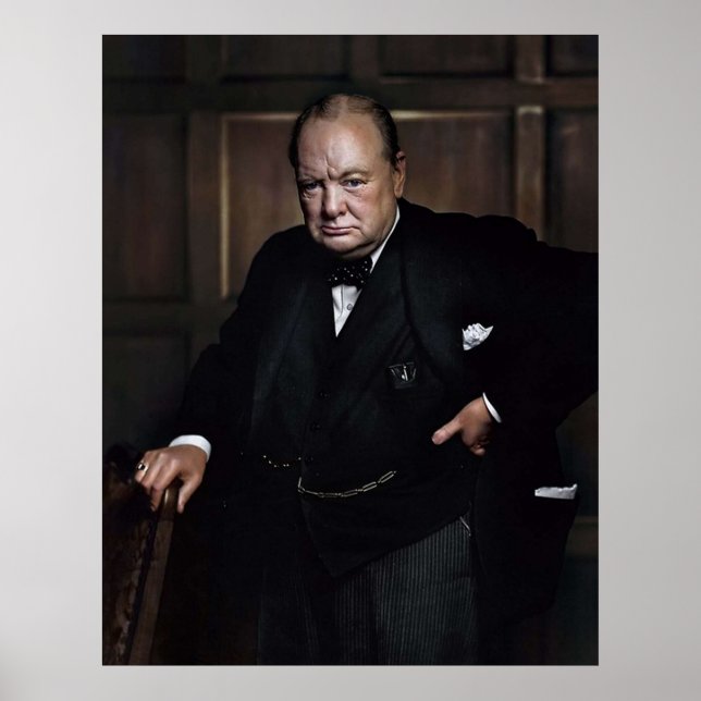 Poster Winston Churchill 1941 por Yousuf Karsh (Frente)