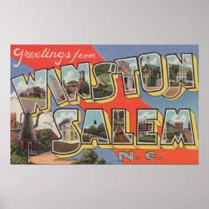 Poster Winston-Salem, North Carolina