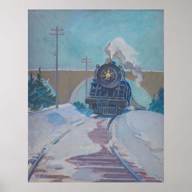 Poster Winter Express - Cena do Trem Kulhanek (1968) (Frente)