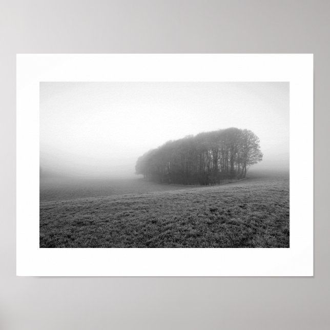 Poster Winter Morning Mist: Cheshire, Inglaterra (Frente)