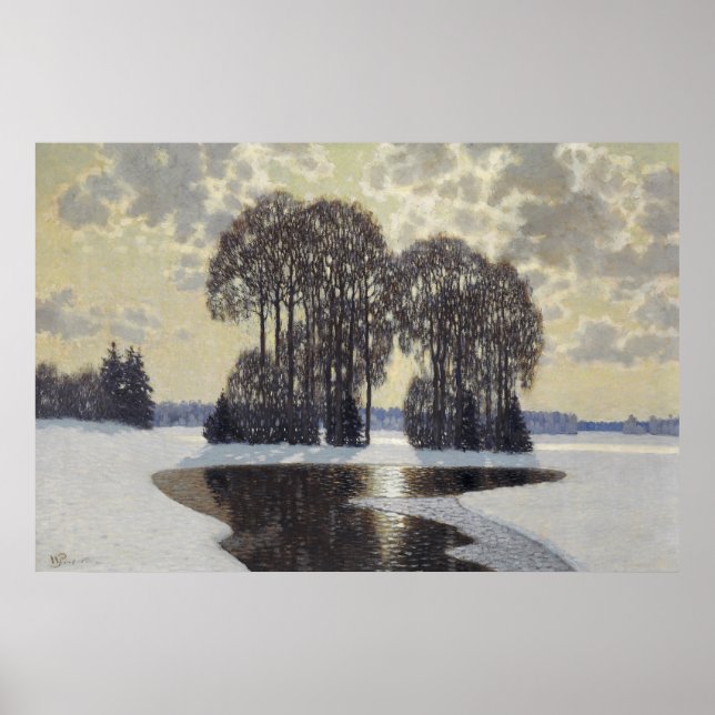 Poster Winter (por Vilhelms Purvitis) (Frente)