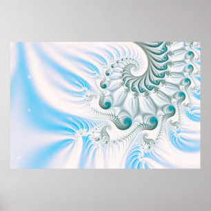 Poster Winter Snowy Spiral
