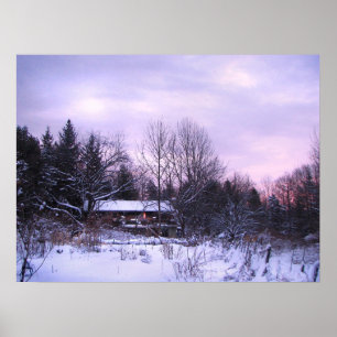 Póster Winter Sunset