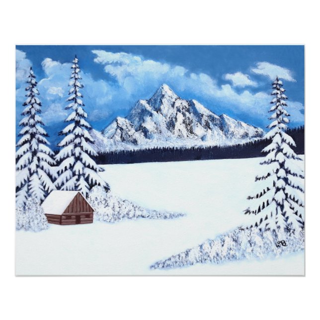 Póster Winter Wonder Glossy (Frente)