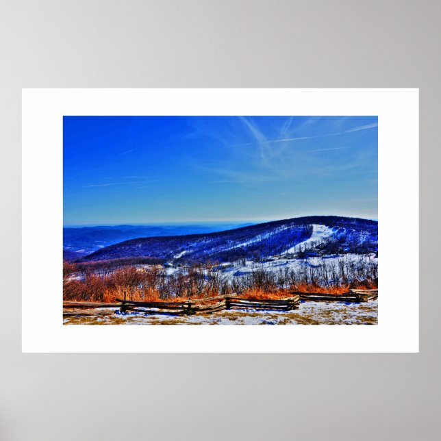 Póster Wintergreen,VA (Frente)