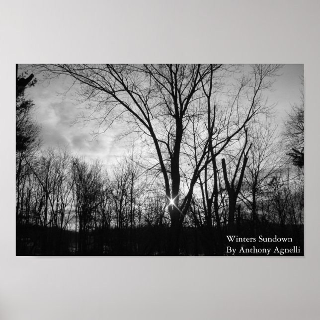 Póster Winters Sundown (Frente)