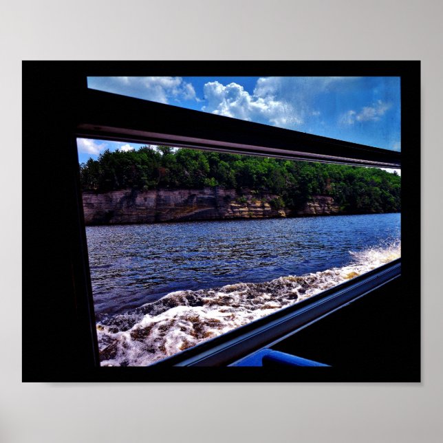 Póster Wisconsin River (Frente)