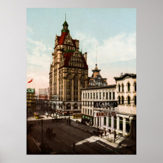 Poster Wisconsin Street Milwaukee