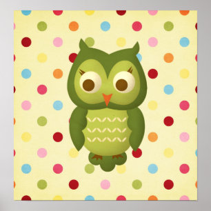 Poster Wise Owl