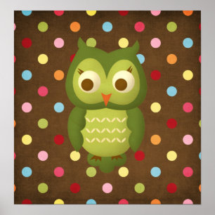 Póster Wise Owl