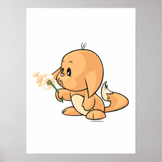 Póster Wishing orange Kacheek