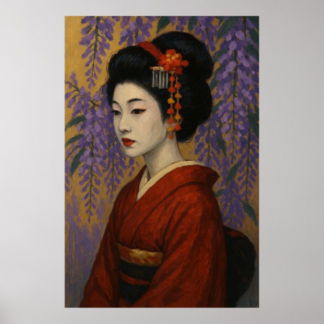 Poster Wisteria geisha (Frente)