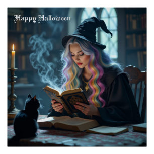 Póster Witch Cat