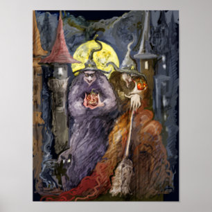 Póster * Witchs super do Dia das Bruxas *