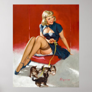 Poster With Kittens Pin Up