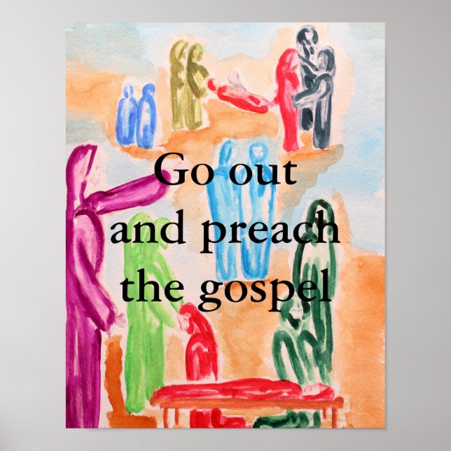 Póster Witness The Gospel (Frente)