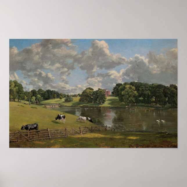 Poster Wivenhoe Park, Essex - John Constable (Frente)