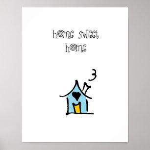 Póster wobblies pequenos dirigem a casa doce