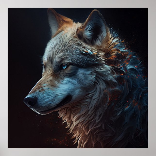 Poster wolf (Frente)