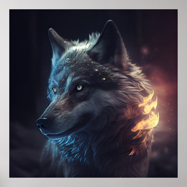 Poster wolf (Frente)