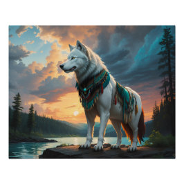 Póster Wolf Guardian Glossy Poster