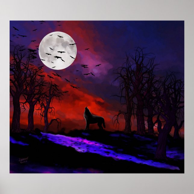 Poster Wolf Moon (Frente)