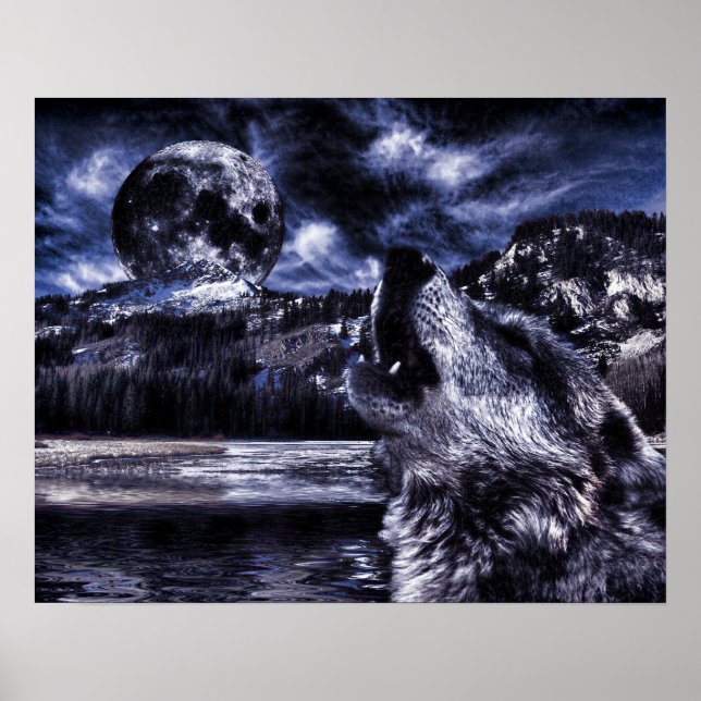 Poster Wolf Moon (Frente)