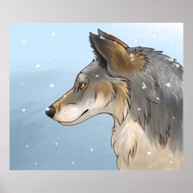 Poster Wolf Northwestern (Frente)