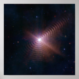 Poster Wolf-Rayet 140 James Webb Telescope