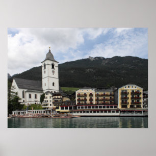 Póster Wolfgang am Wolfgangsee, Salzburg Österreich