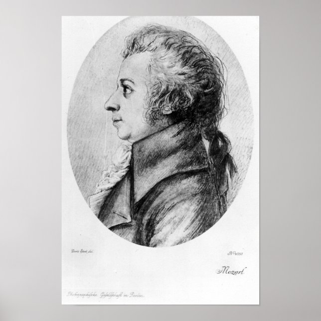 Póster Wolfgang Amadeus Mozart (Frente)