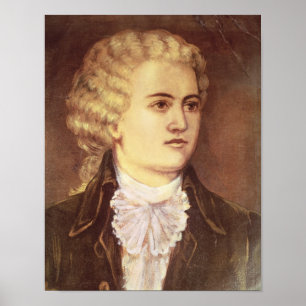 Poster Wolfgang Amadeus Mozart durante sua estada