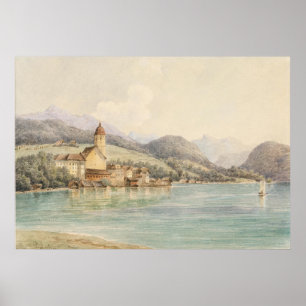 Poster Wolfgang no lago Wolfgang Carl Lafite