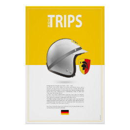 Póster Wolfgang v. Trips Helmet
