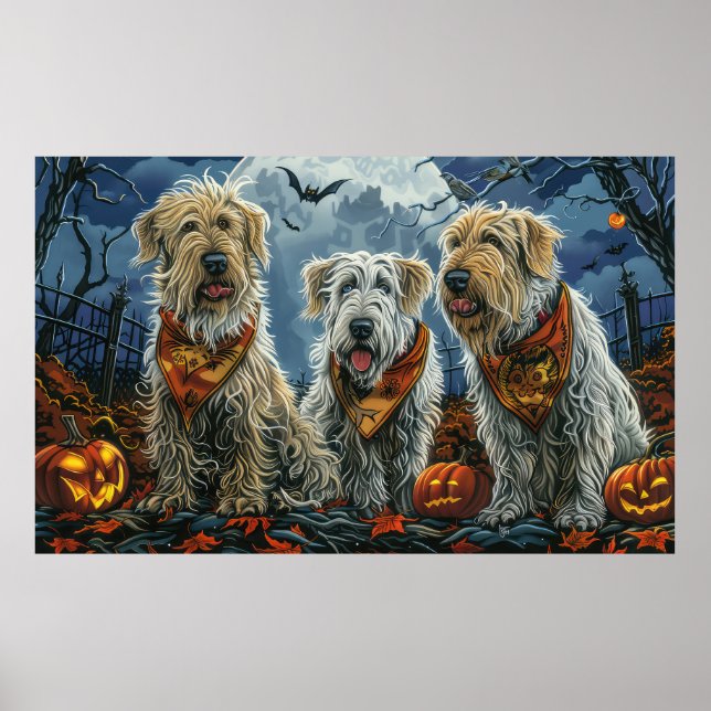 Poster Wolfhound Halloween Spooky (Frente)