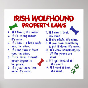 PÓSTER WOLFHOUND IRLANDÊS PL2