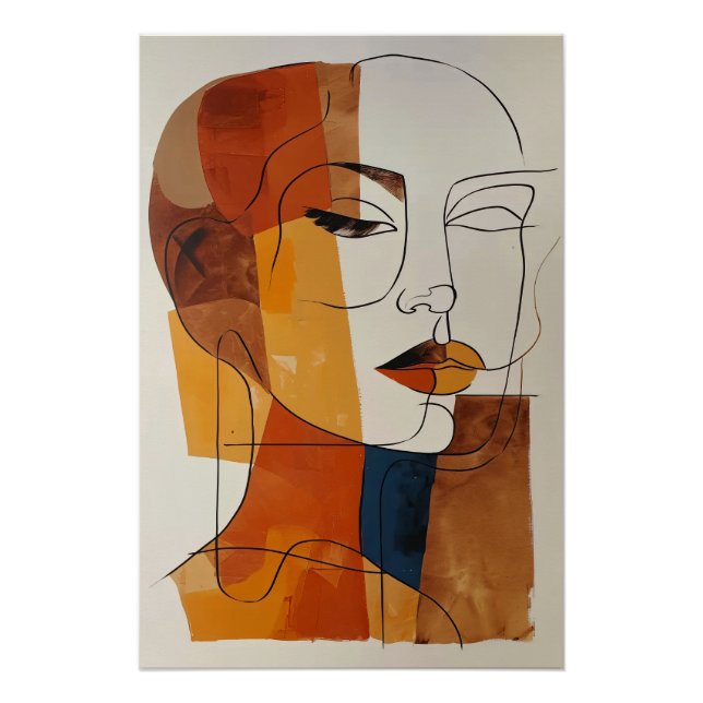 Póster Woman Abstract (Frente)