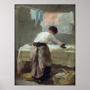 Póster Woman Ironing