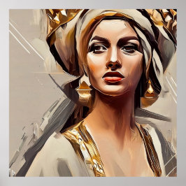 Poster Woman Wall Decor, Rainha de Sheba