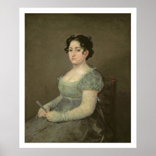 Poster Woman with a Fan, c.1805-06 (oil on canvas)