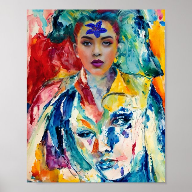 Poster Woman with a woman (Frente)